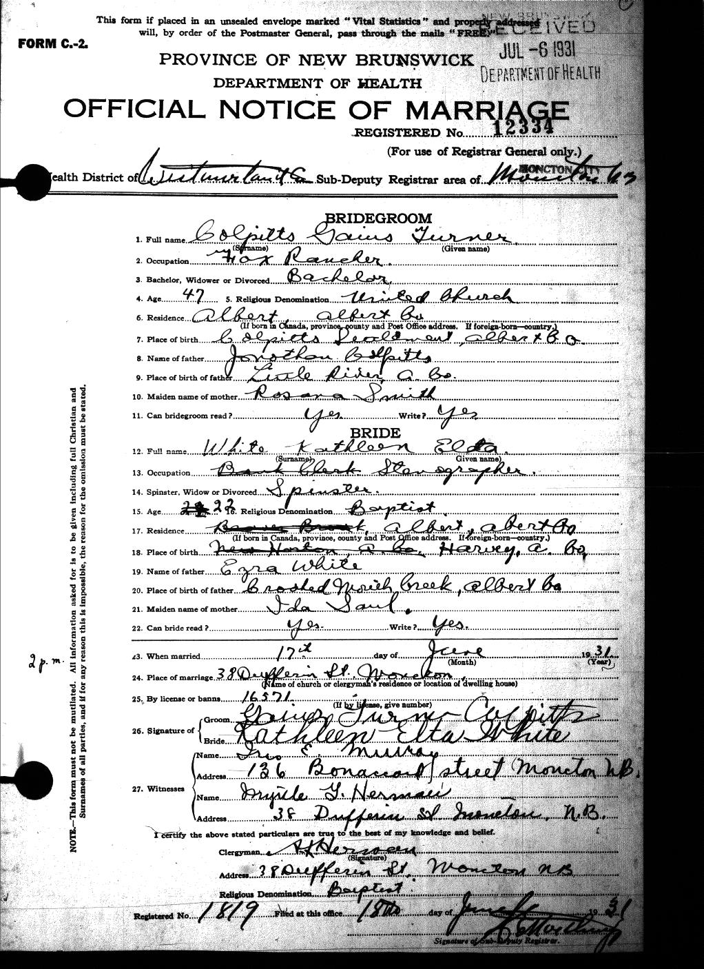 Digitized record