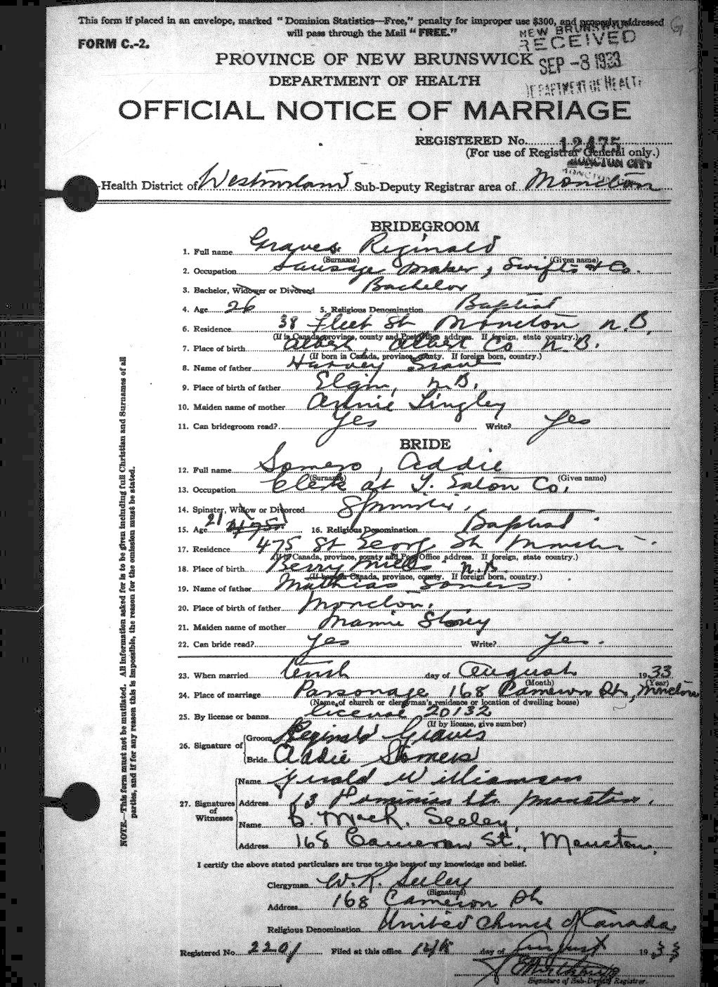 Digitized record