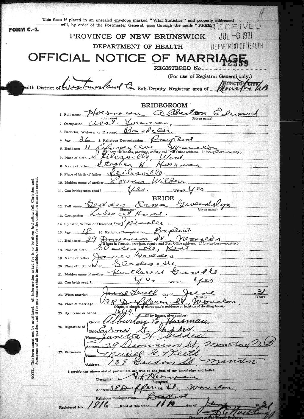 Digitized record