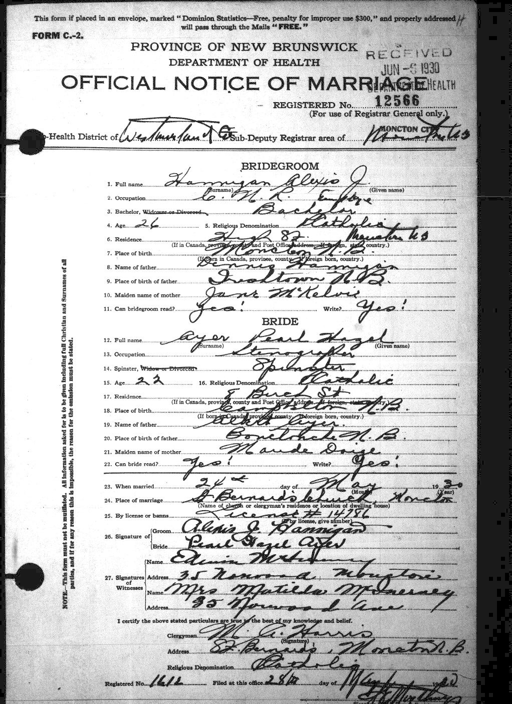 Digitized record