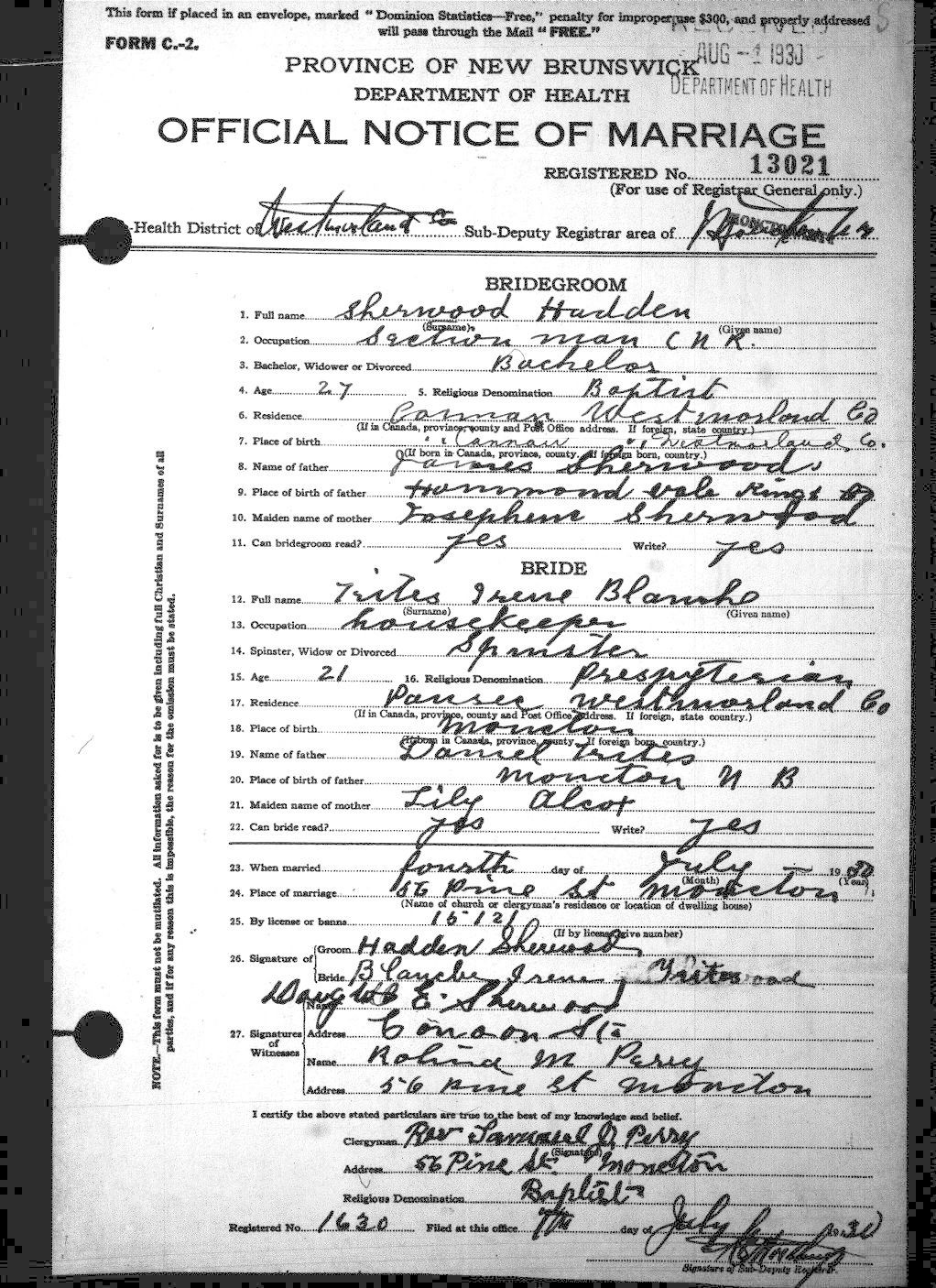 Digitized record