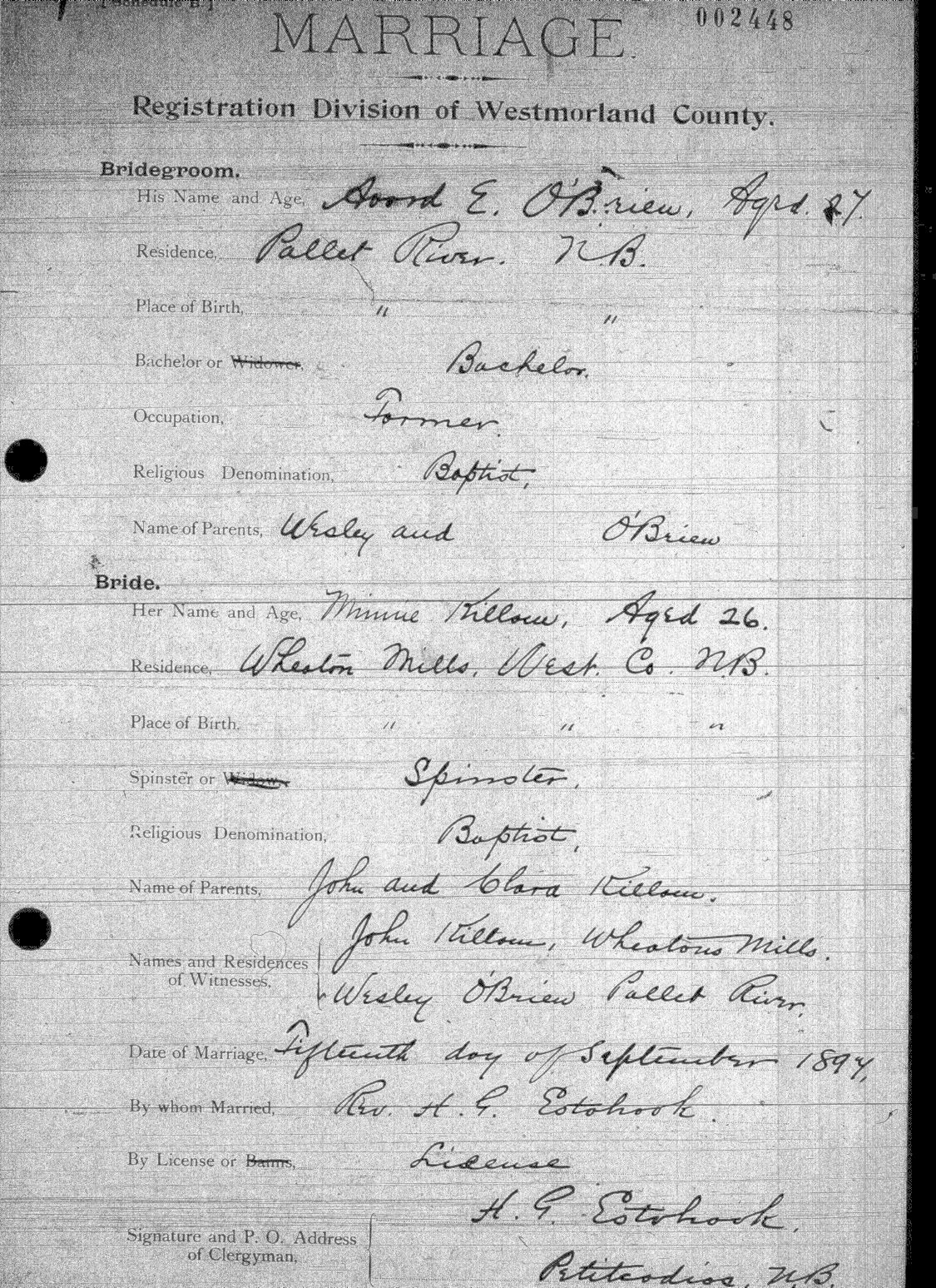 Digitized record