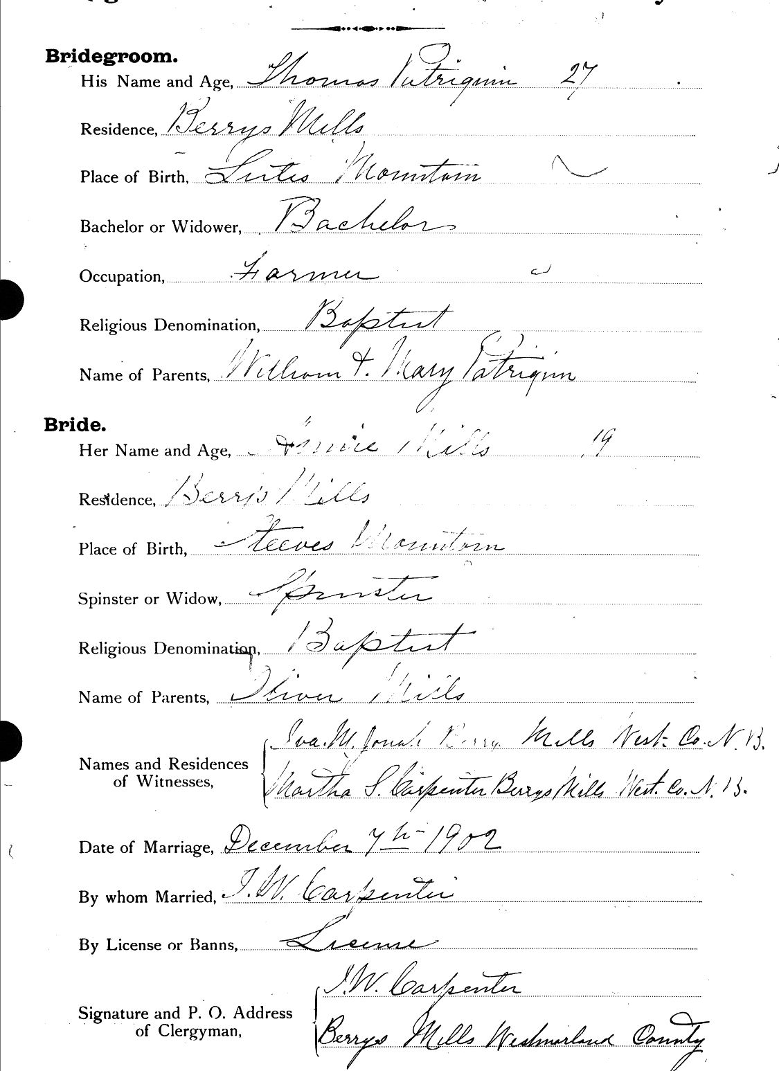 Digitized record