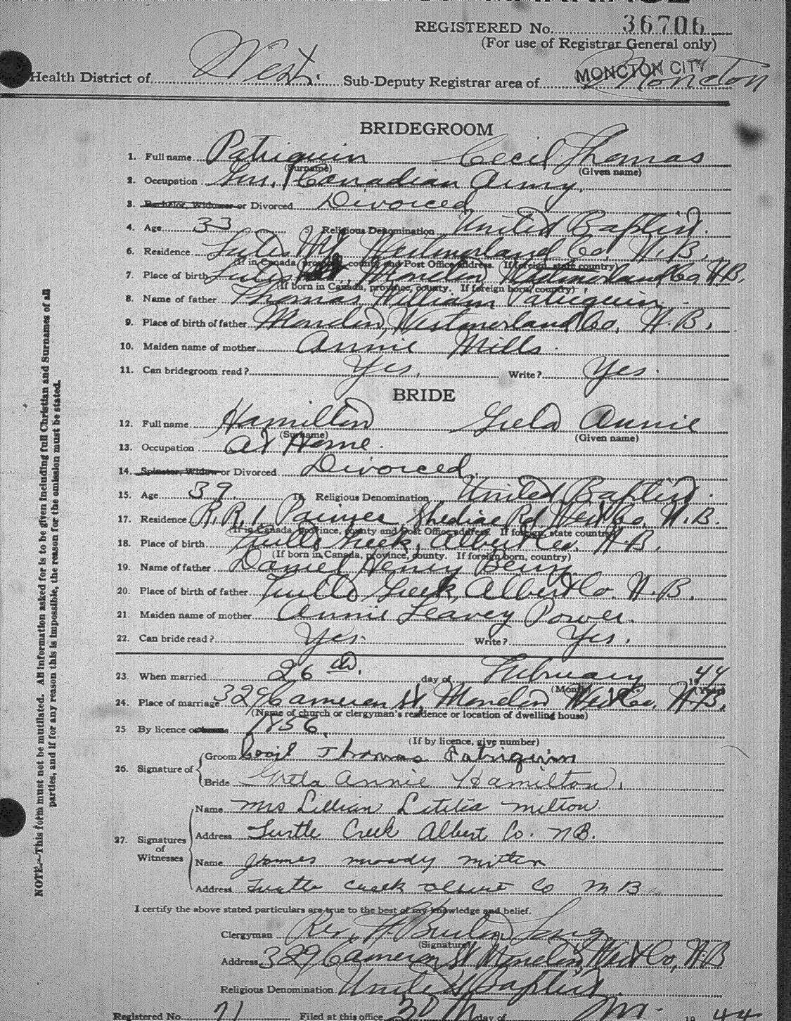 Digitized record