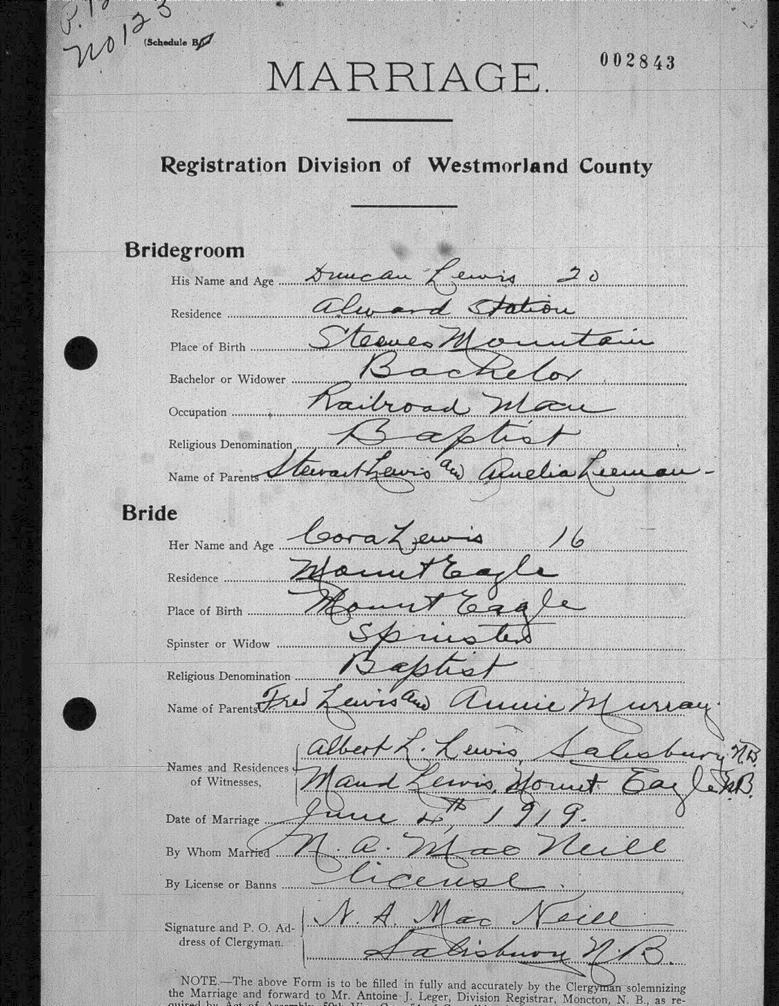 Digitized record