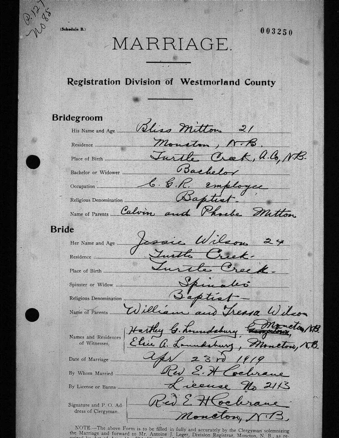 Digitized record