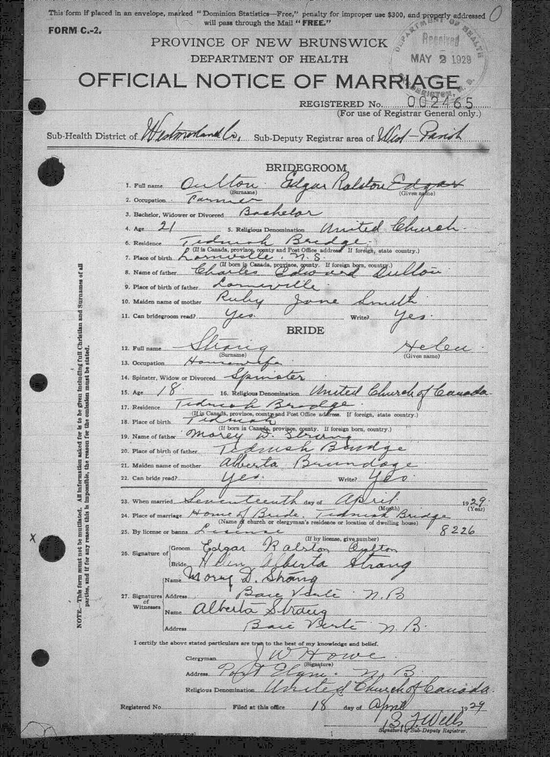 Digitized record