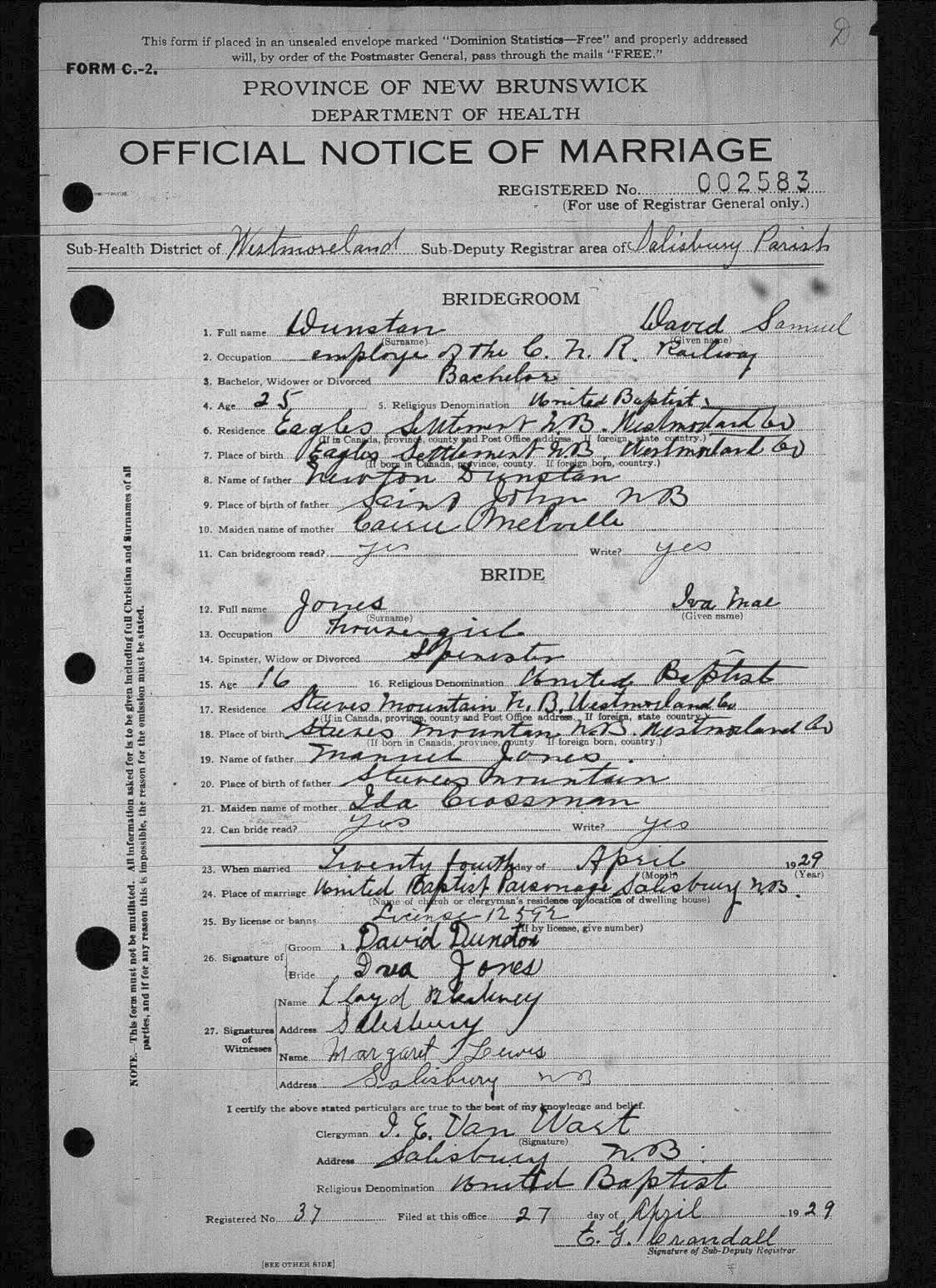 Digitized record