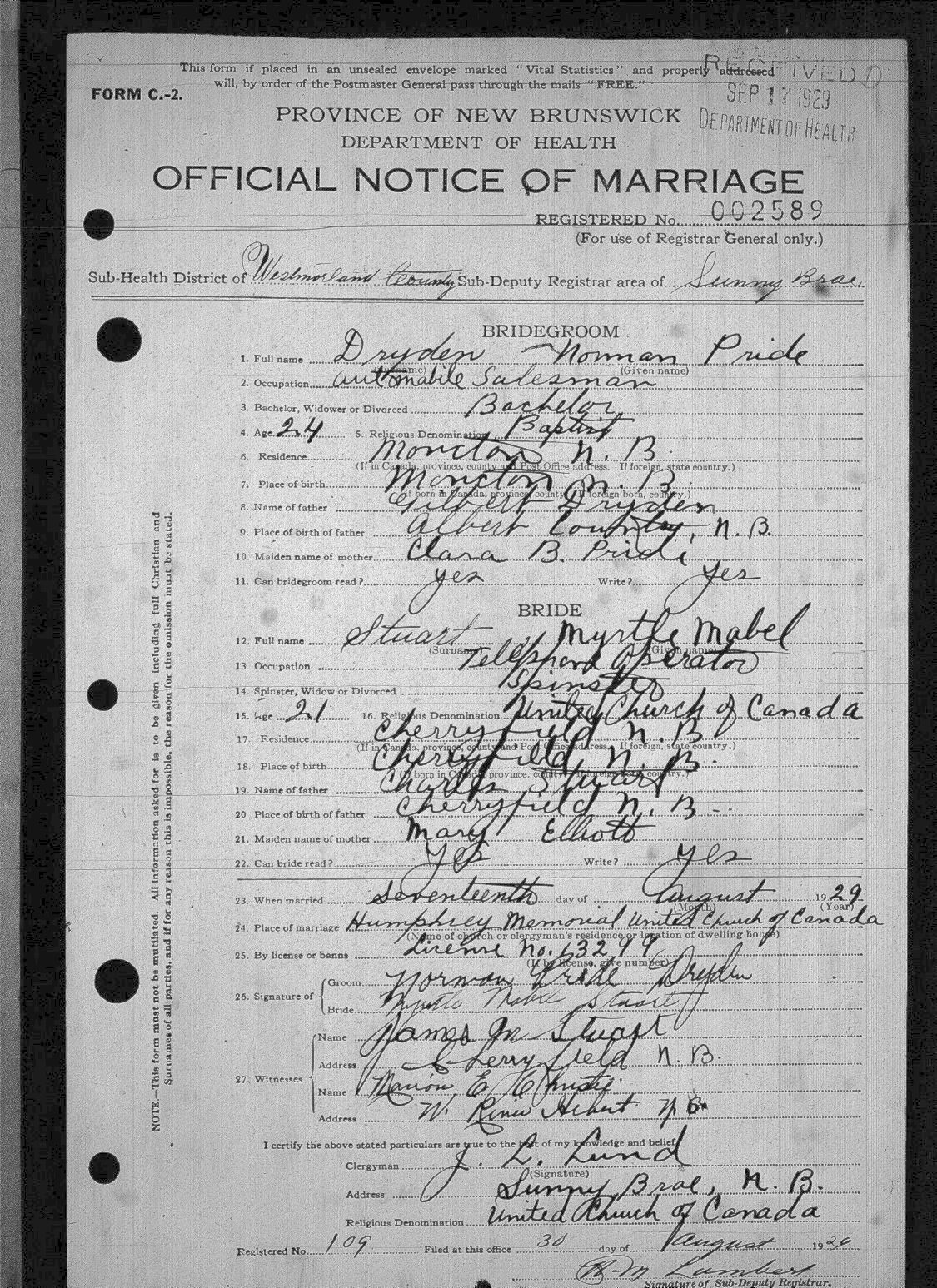 Digitized record