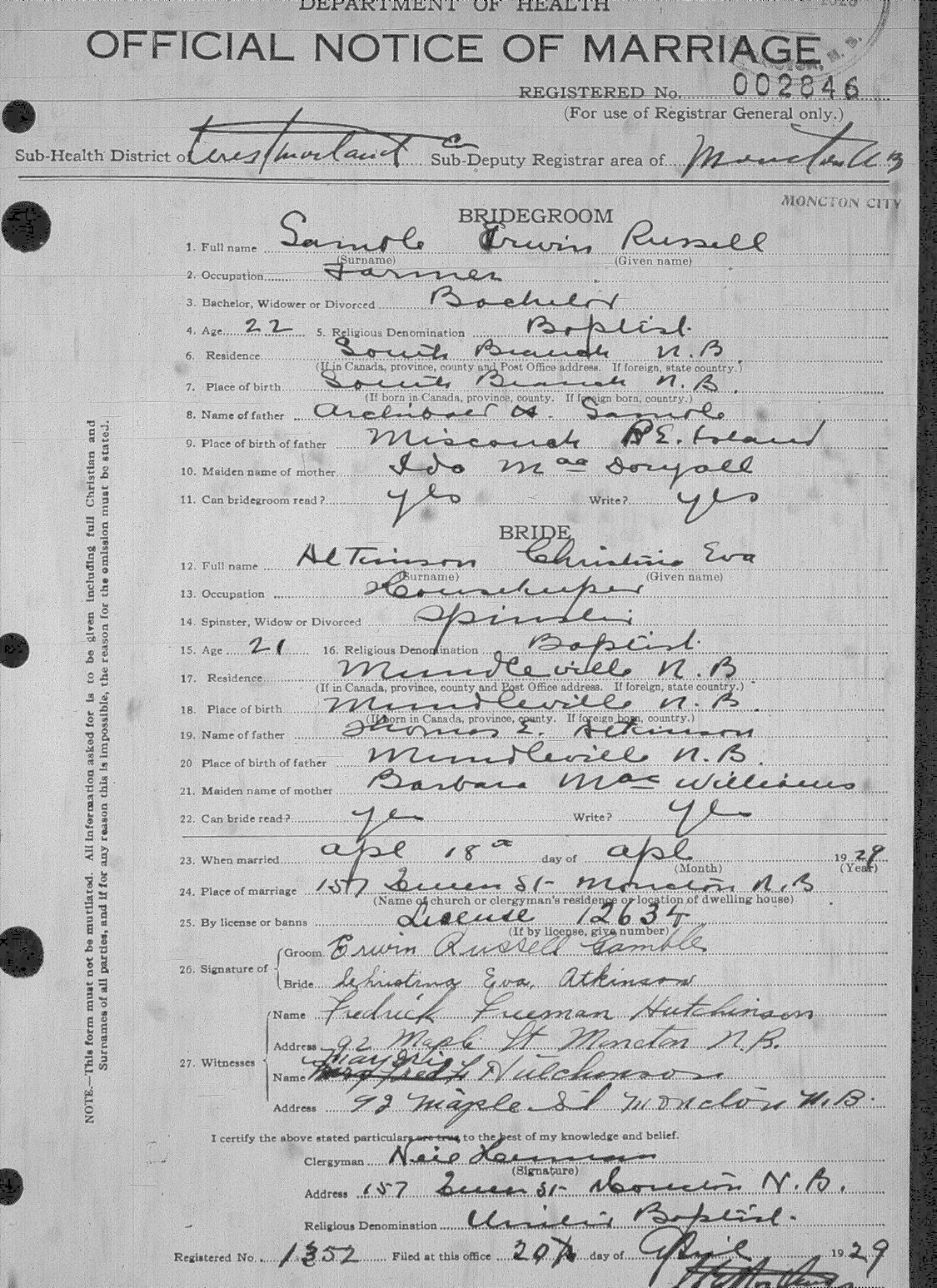 Digitized record
