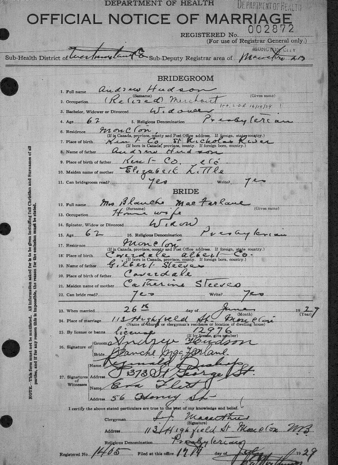 Digitized record