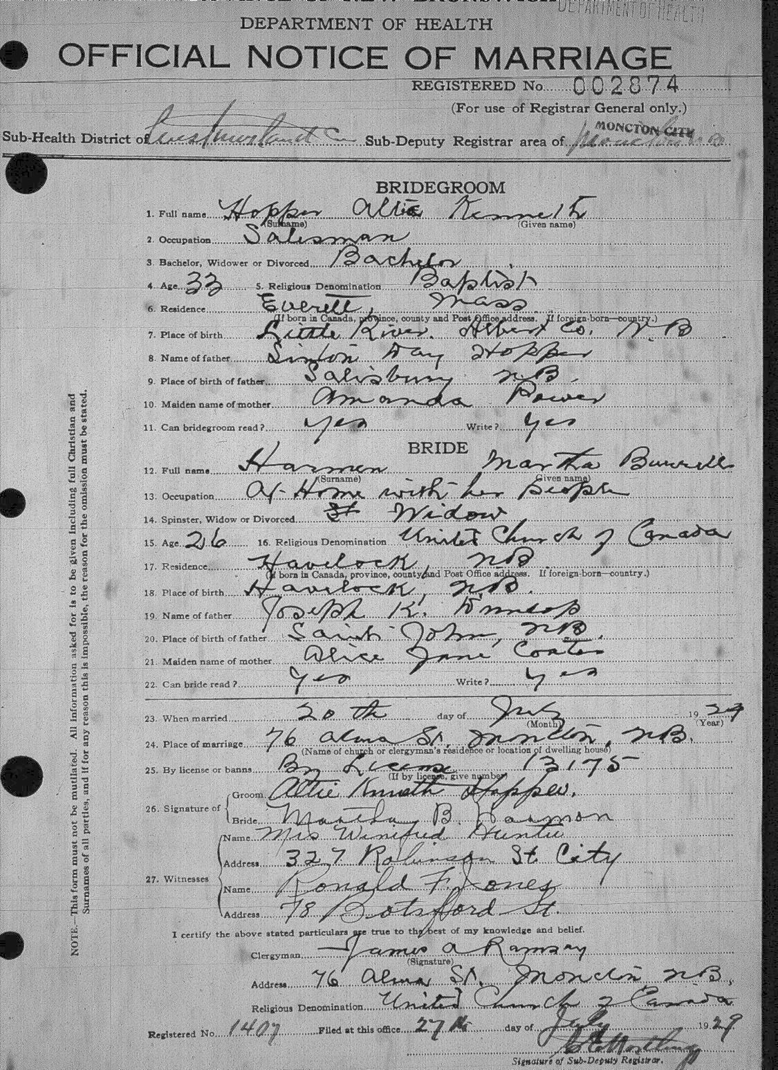 Digitized record