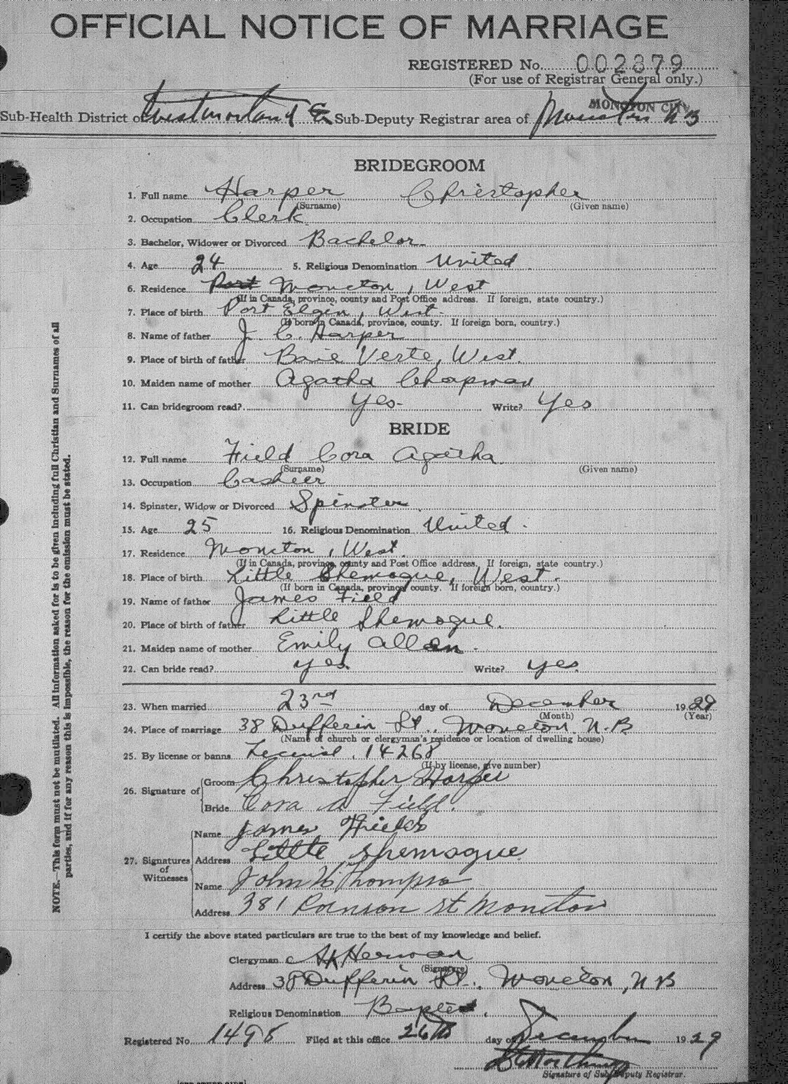 Digitized record