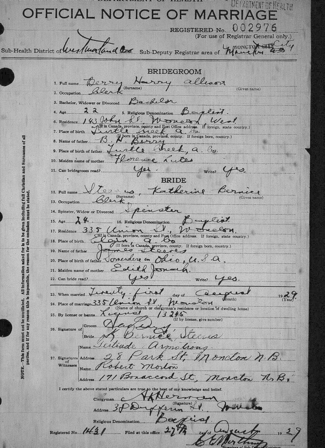 Digitized record